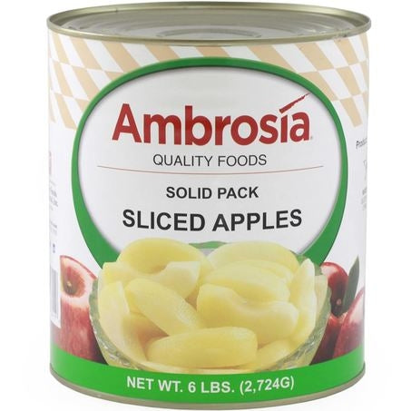 Wholesale BoxNCase Case Apples Solid Pack Siced- Bulk