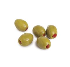 Wholesale Divina Green Olives Stuffed With Rsted Red Pep 5 Lb- Bulk