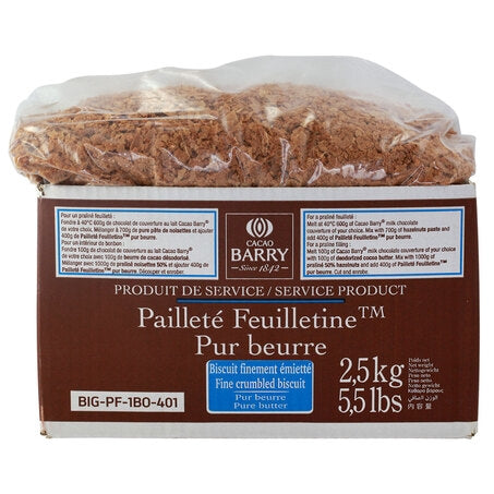 Wholesale Cacao Barry Case Paillete Feuilletine Flakes- Bulk