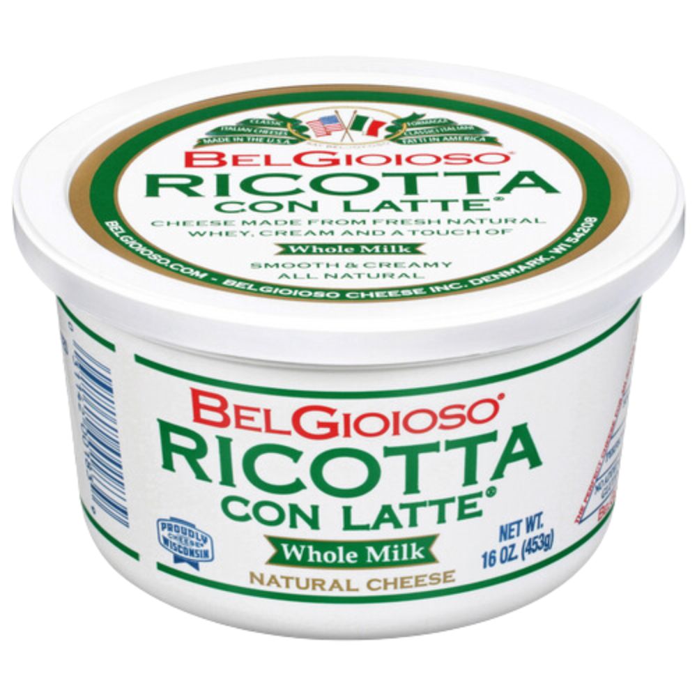 Wholesale Belgioioso Case Whole Milk Ricotta- Bulk