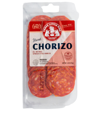 Wholesale Les Trois Chorizo Salami 8Oz- Bulk