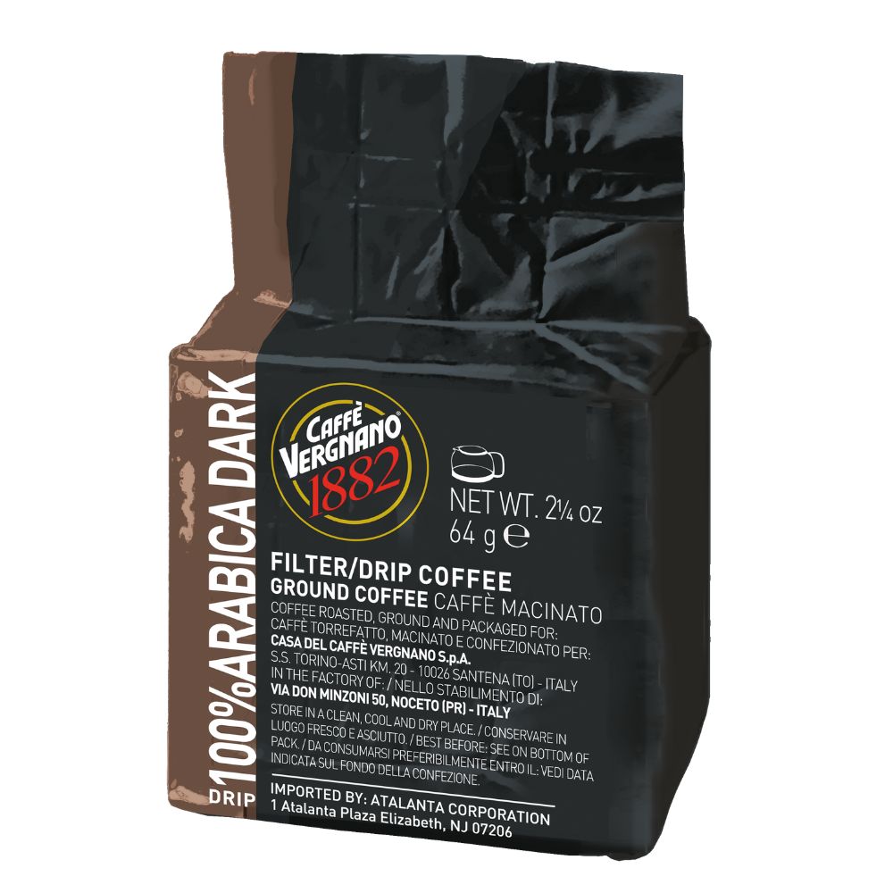 Wholesale Caffe Vergnano Dark Roast Arabica Drip Espresso | 2.5 oz- Bulk