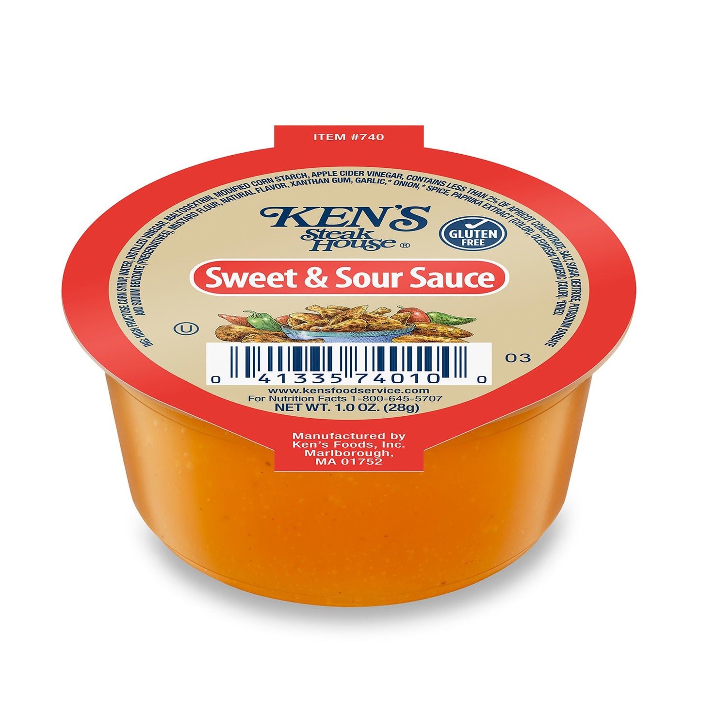 Wholesale Ken'S Case Sweet And Sour 1Oz Portion Control Cups- Bulk