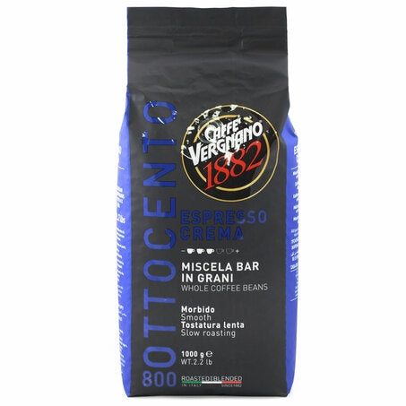 Wholesale Caffe Vergnano Crema 800 Espresso Beans | 1 kg- Bulk