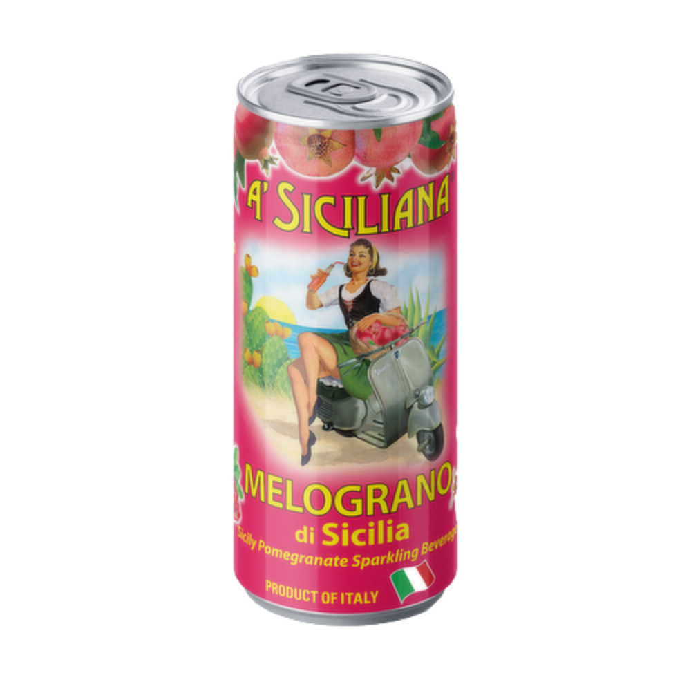 Wholesale A'Siciliana Case Pomegranate Italian Soda- Bulk