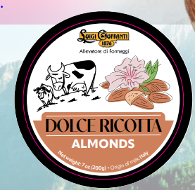 Wholesale Guffanti Baked Almond Ricotta 200G- Bulk