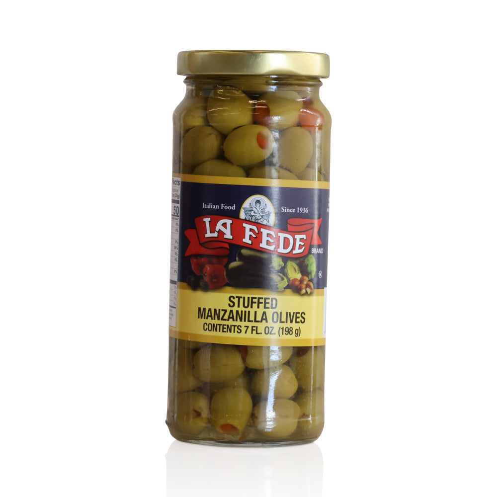 Wholesale La Fede Case Stuffed Manzanilla Olive- Bulk