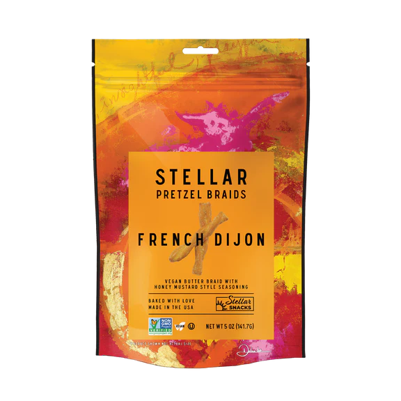 Wholesale Stellar Pretzel Braids French Dijon- Bulk