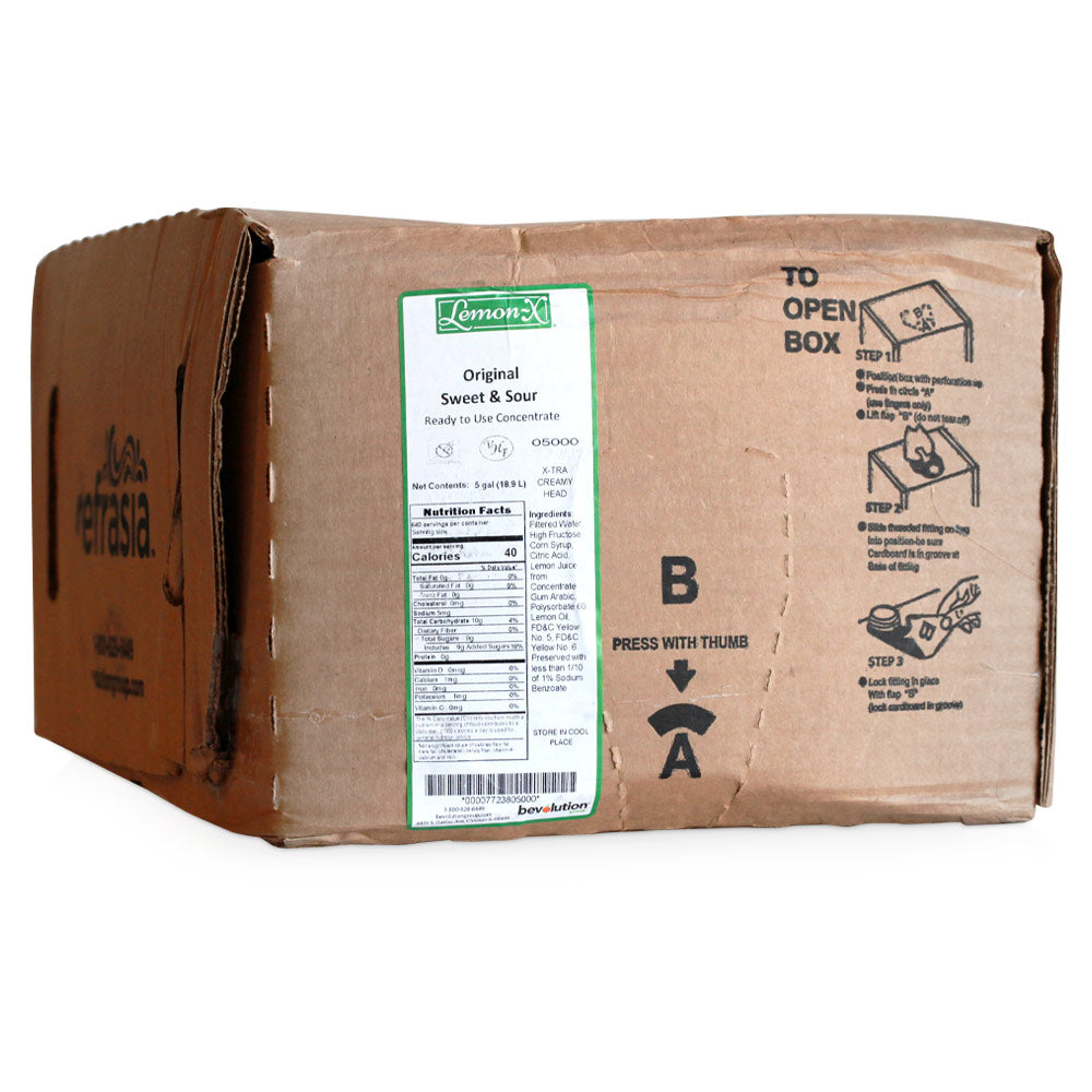 Wholesale Lemon X Sour Bag In Box Cocktail Mix | case | 1- Bulk