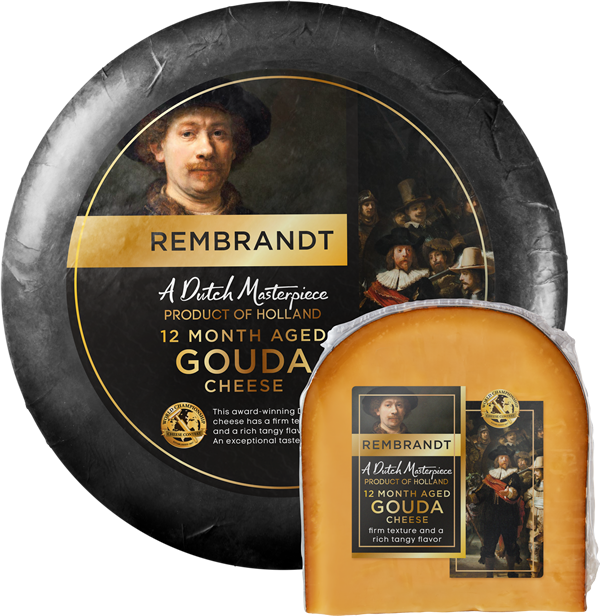 Wholesale Rembrandt Black Wax Gouda- Bulk