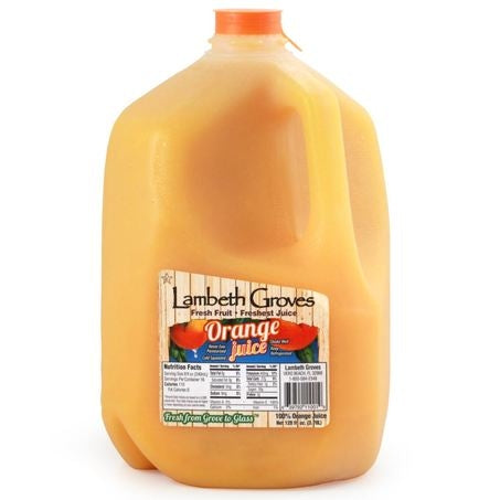 Wholesale Perricone Farm Case Fresh Squeezed Orange Juice- Bulk