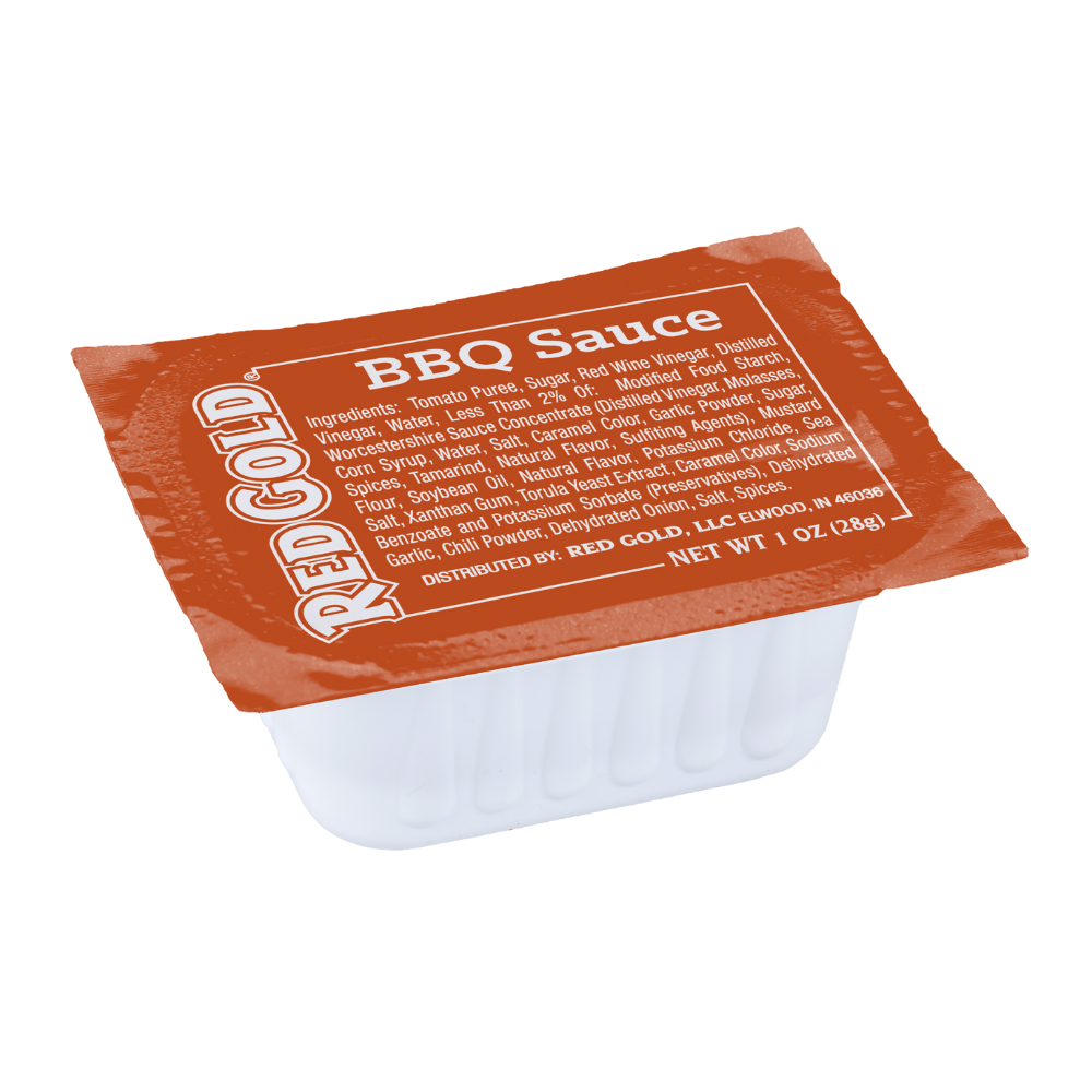 Wholesale Red Gold Low Sodium Barbeque Sauce Portion Control | 1 oz- Bulk