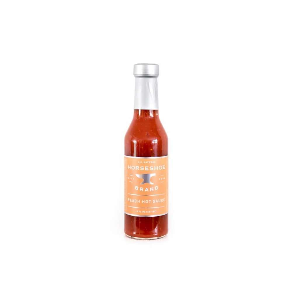Wholesale Horseshoe Peach Hot Sauce | 8 oz- Bulk