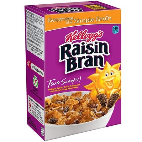 Wholesale Kelloggs Raisin Bran Cereal Individual Pack | 1.52 oz- Bulk