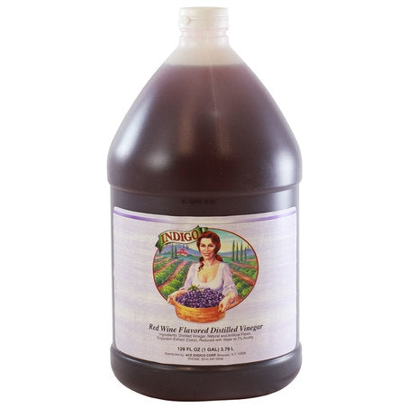 Wholesale Indigo Case Red Wine Vinegar 7%- Bulk
