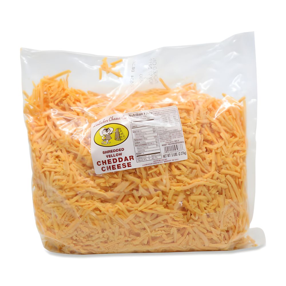 Wholesale Laubscher Each Shredded Cheddar Pizza Cheese- Bulk
