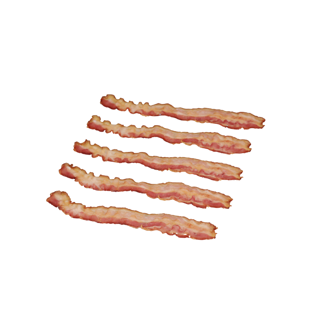 Wholesale Smithfield Case Fully Cooked Sliced Bacon Layout- Bulk