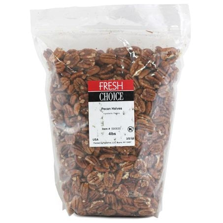 Wholesale Fresh Choice Case Pecan Halves- Bulk