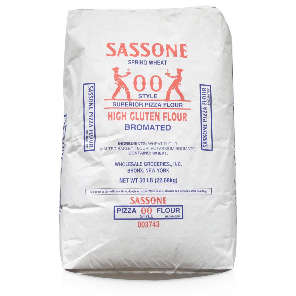 Wholesale Sassone Case Orange Hi-Gluten #3 Flour- Bulk