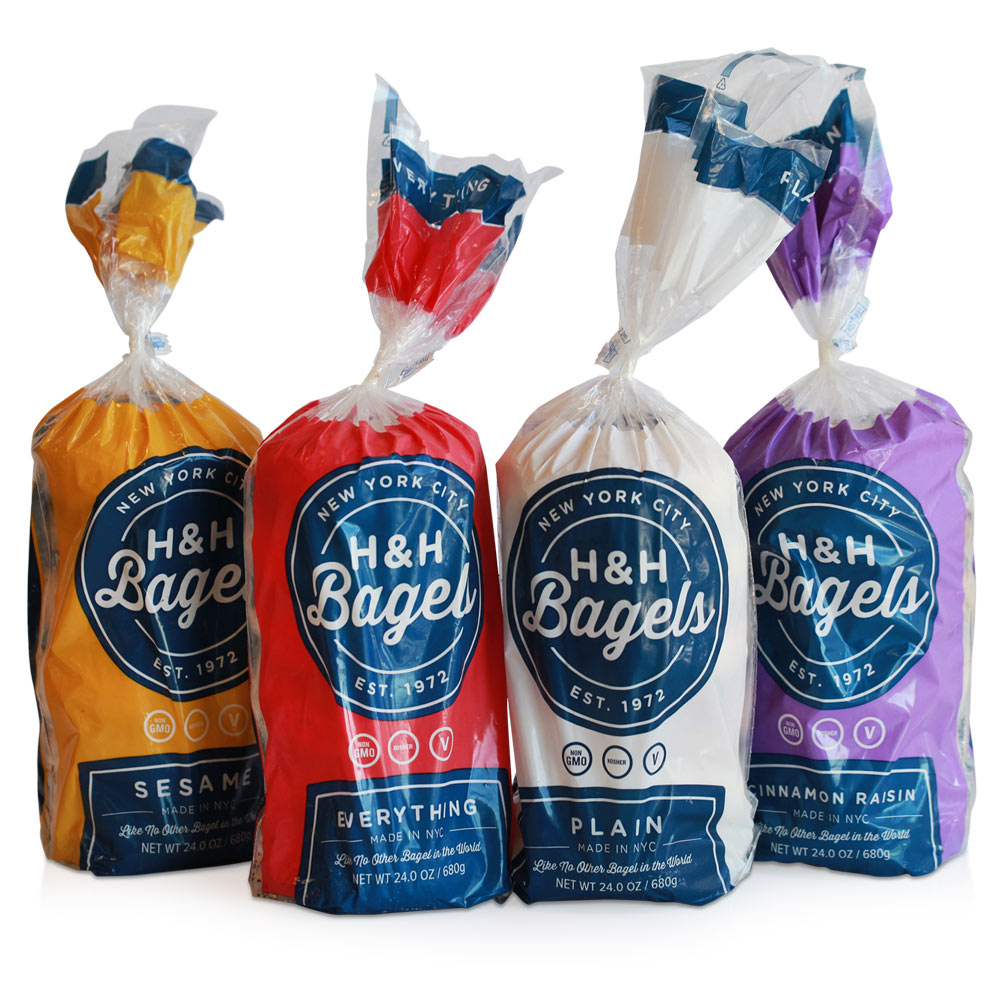 Wholesale H&H Assorted Sliced Bagels | 5 dz- Bulk