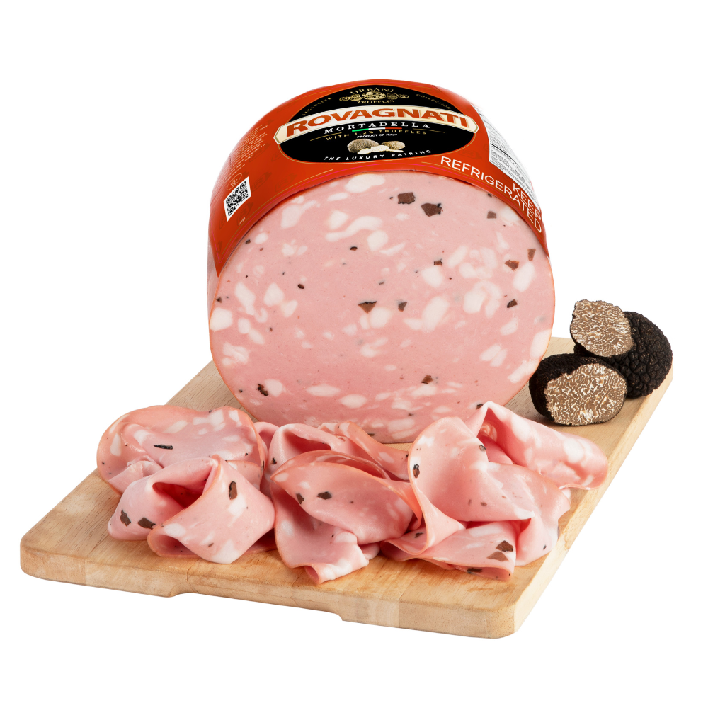 Wholesale Rovagnati Case Mortadella With 1.2% Truffle- Bulk