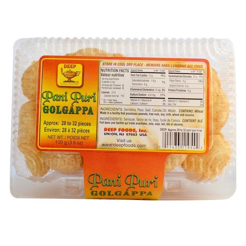 Wholesale Deep Panipuri 3.5 Oz- Bulk