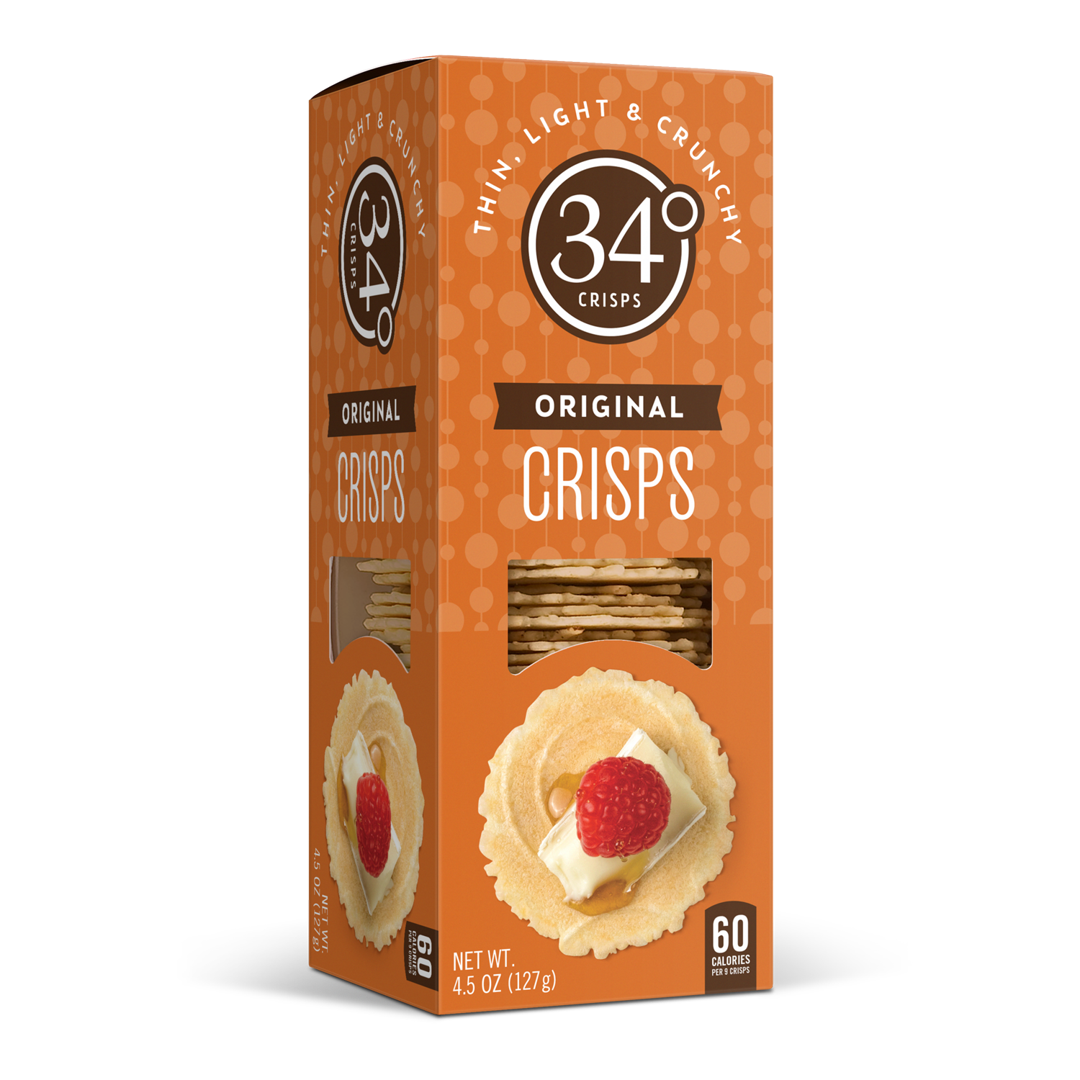 Wholesale 34 Degrees Natural Crisps- Bulk