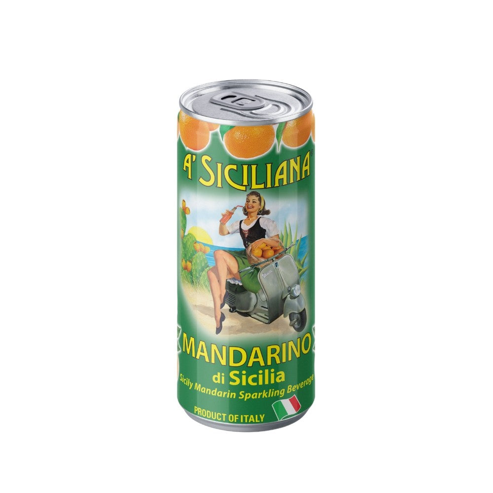 Wholesale A'Siciliana Case Mandarin Italian Soda- Bulk