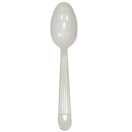 Wholesale BoxNCase Case Heavy Duty White Teaspoon- Bulk