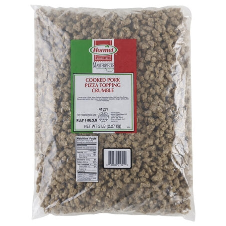 Wholesale Hormel Case Fully Cooked Pork Sausage Crumble Topping- Bulk