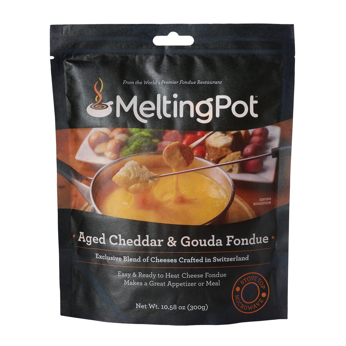 Wholesale Melting Pot Aged Cheddar & Gouda Fondue 10.58OZ- Bulk