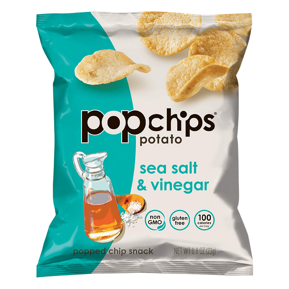 Wholesale Popchips Sea Salt & Vinegar Popchips | .8 oz- Bulk