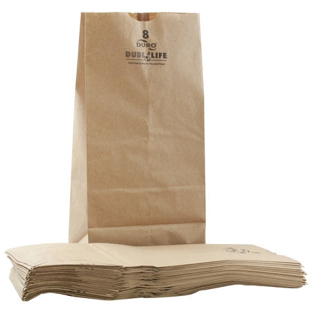 Wholesale Duro Case Brown Paper Bags #8- Bulk