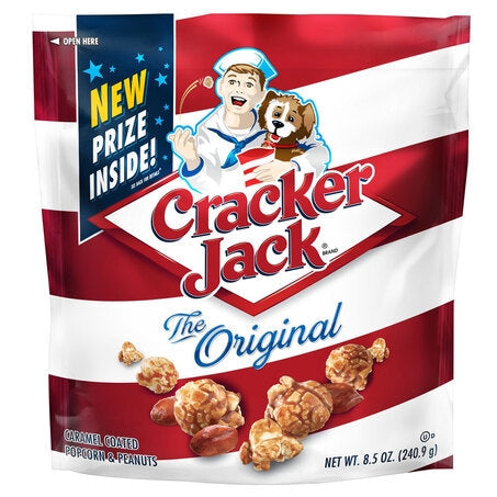Wholesale Cracker Jack Case Original Caramel Popcorn Bag- Bulk