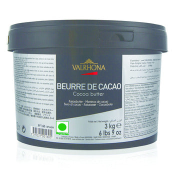 Wholesale Valrhona Cocoa Butter 3kg- Bulk