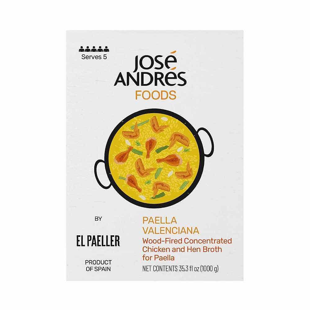 Wholesale José Andrés Concentrated Chicken Broth For Paella 35.3 Oz- Bulk