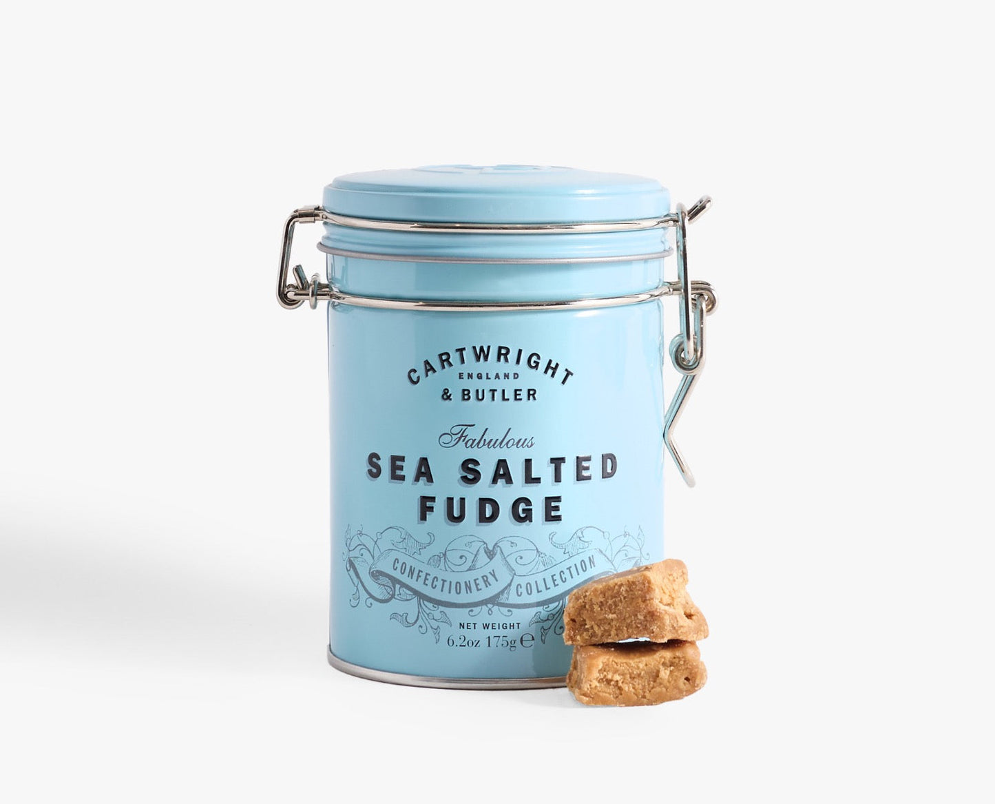 Wholesale C&B Salted Caramel Fudge In Tin- Bulk