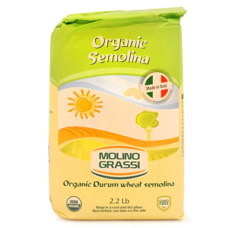 Wholesale Molino Grassi Case Organic Semolina Flour- Bulk