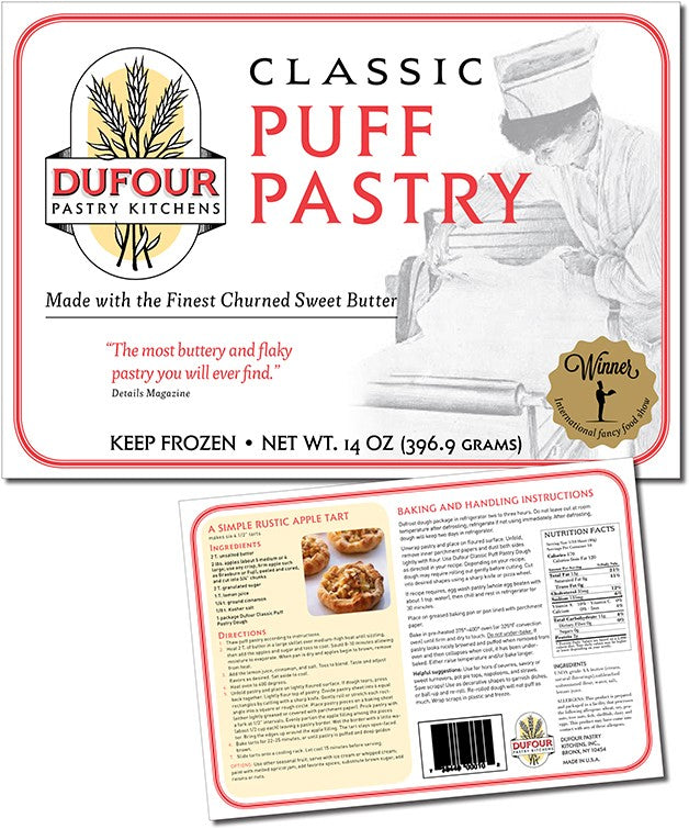 Wholesale Dufour Puff Pastry Retail- Bulk