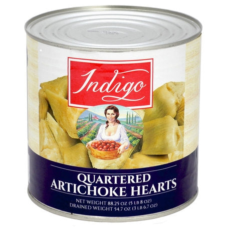 Wholesale Indigo Case Quartered Artichoke Hearts- Bulk