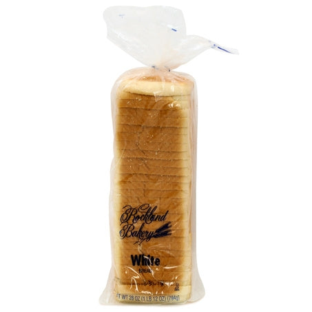 Wholesale Rockland Baker Case Sliced White Bread 31 Slices- Bulk