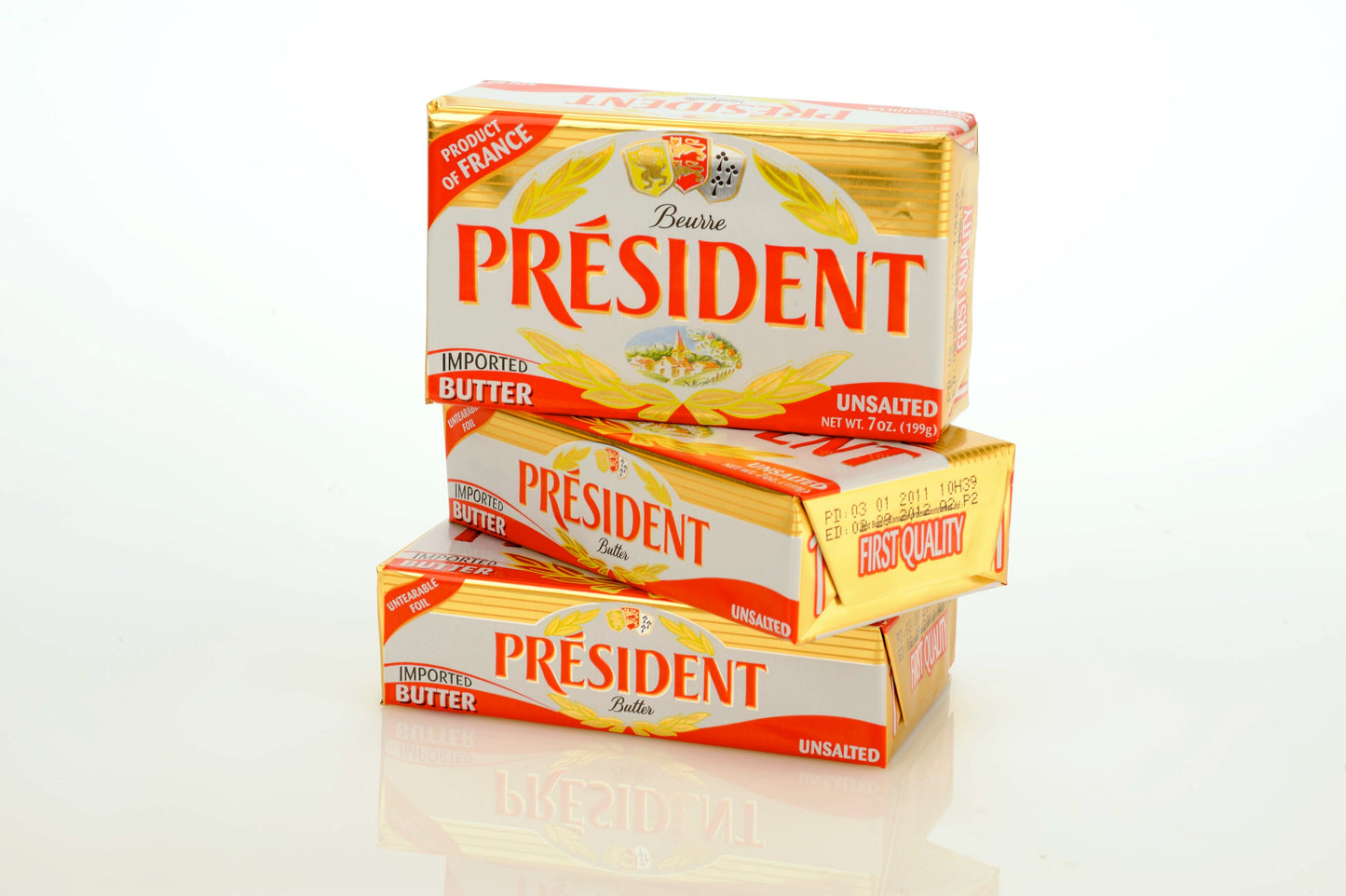 Wholesale President Unsalted Butter- Bulk