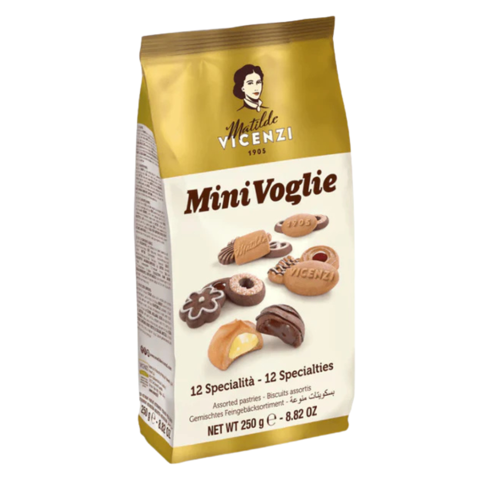 Wholesale Vicenzi Case Assorted Minivoglie Italian Cookies- Bulk