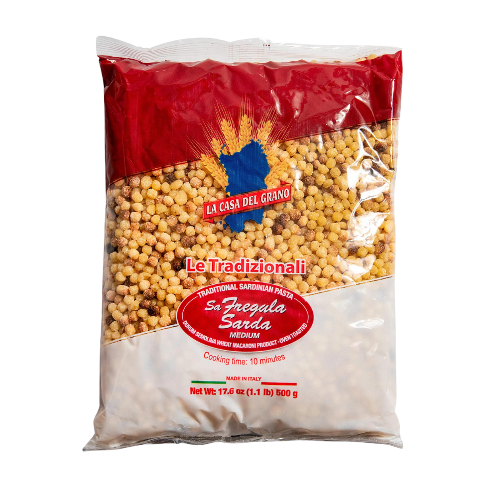 Wholesale La Casa Case Toasted Fregola Sarda Medium- Bulk