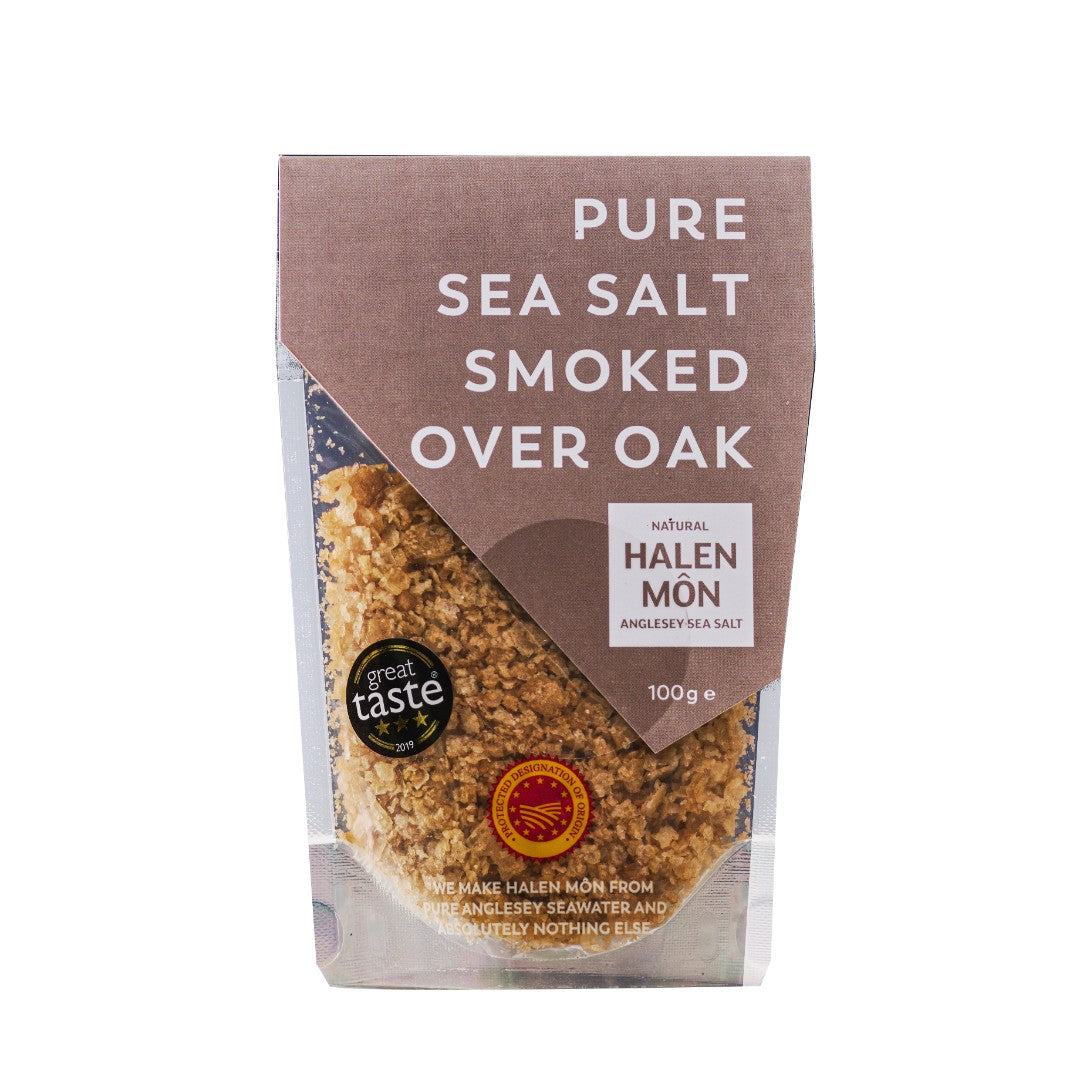 Wholesale Halen Mon Oak Smoked Salt 100G- Bulk