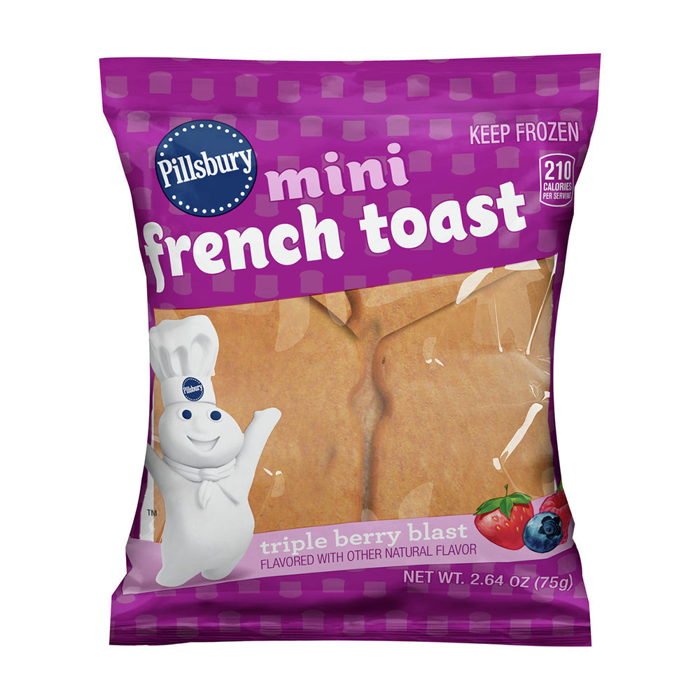 Wholesale Pillsbury Mini French Toast Triple Berry Blast | 72 ct- Bulk