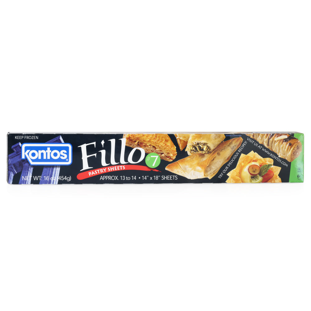 Wholesale Kontos Case Fillo Dough 14In X 18In- Bulk