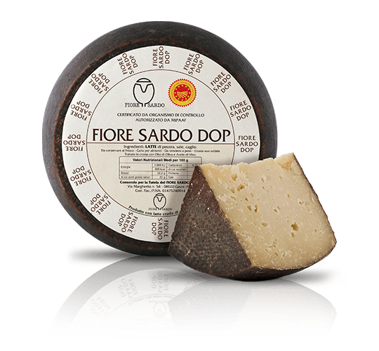 Wholesale Italian PDO Sheep Cheese Importers Fiore Sardo 6 LB- Bulk