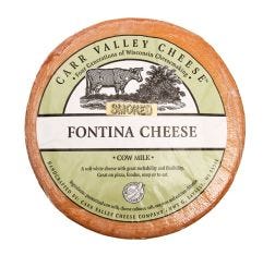 Wholesale Carr Valley Smoked Fontina Wheel 8.5 Lb- Bulk