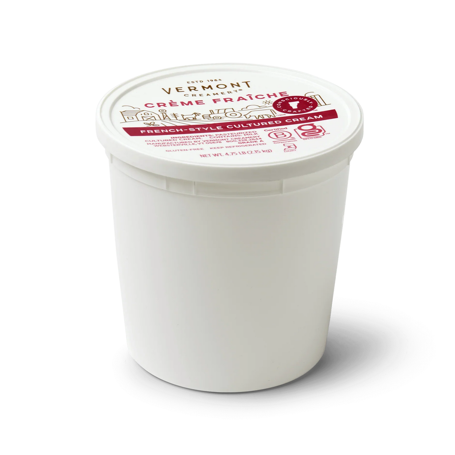 Wholesale Vt Creamery Case Creme Fraiche- Bulk